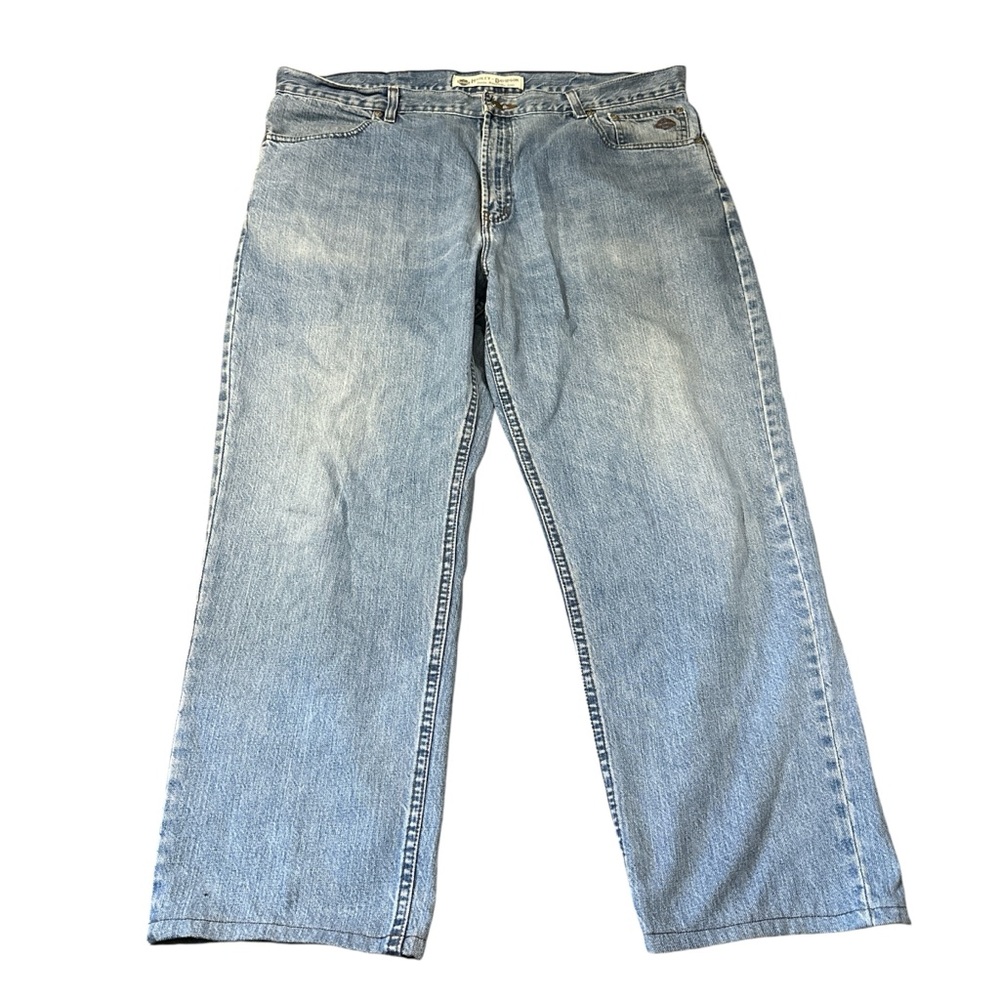 Harley Davidson Jeans Mens 42x30 Acid Wash Biker Outdoors